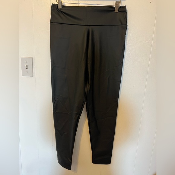 Pants - Pleather Black tights